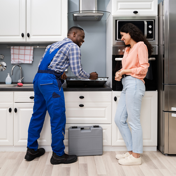 can you provide an estimate for cooktop repair before beginning any work in Merrittstown